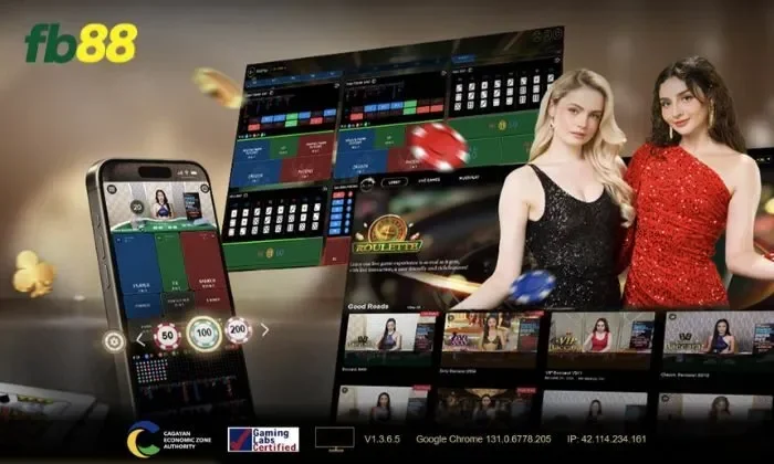 Giao diện trò chơi Sic Bo tại FB88 thân thiện với người dùng 