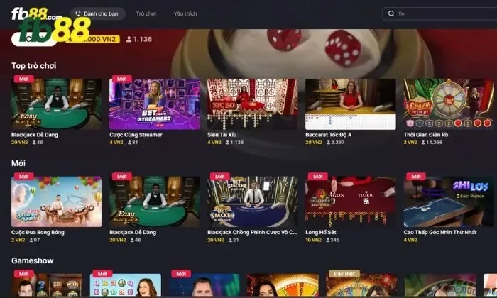 Nhà cái thường xuyên cập nhật các tính năng mới cho người chơi