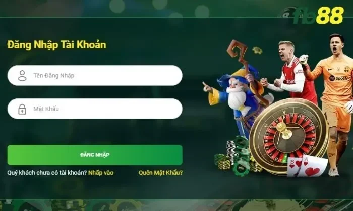 Điền chính xác thông tin đã đăng ký tại Fb88