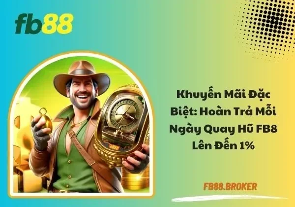 Hoàn trả mỗi ngày quay hũ FB88