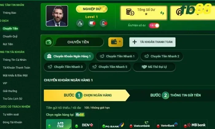 Giao dịch trên ứng dụng FB88 siêu tốc