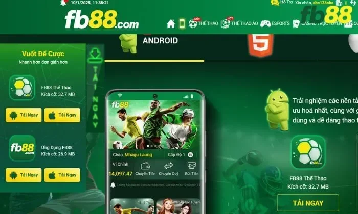 Tải FB88 iOS hoàn toàn miễn phí