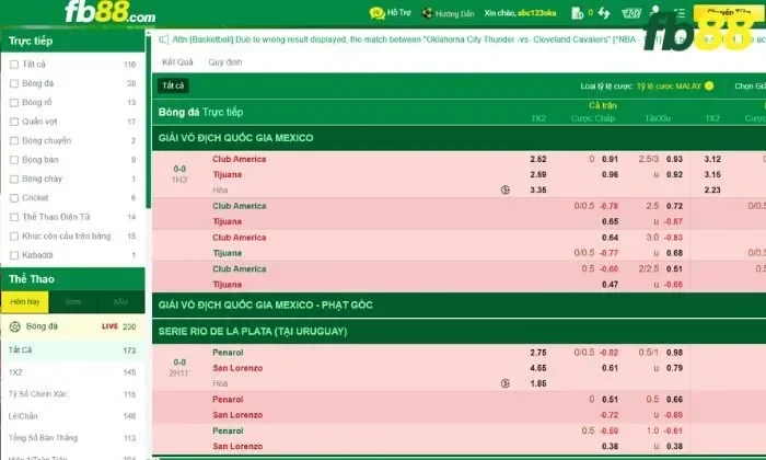 Ưu điểm nổi bật thu hút người chơi của sảnh thể thao 247 FB88