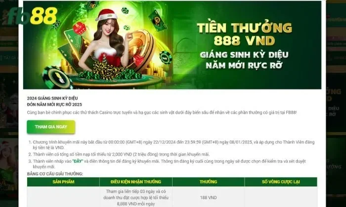 Cần lưu ý về điều khoản chung của khuyến mãi tiền thưởng 888 VNĐ FB88